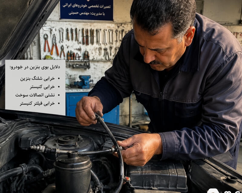 علل بوی بنزین در اتاق خودرو